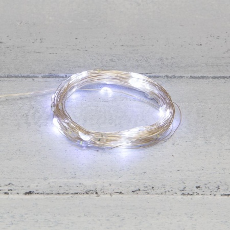 Гирлянда светодиодная Роса 5 м, 50LED, БЕЛЫЙ, IP20, USB NEON-NIGHT